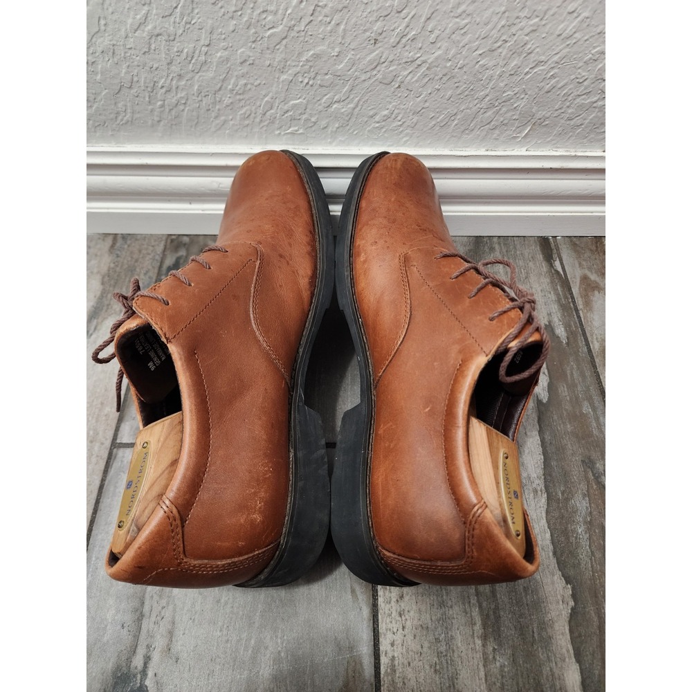 Timberland GSR Metro Brown Leather Oxford Waterproof Vibram Shoes 9M 78531 - Picture 5 of 9